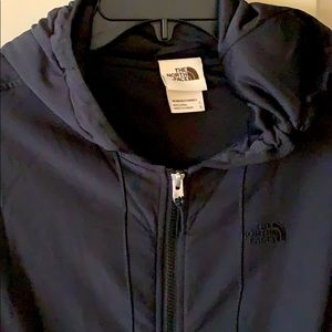 The North Face black jacket with hood